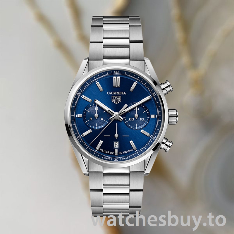 Tag Heuer Carrera 43mm Men CBN2011.BA0642 Blue Dial - Image 2