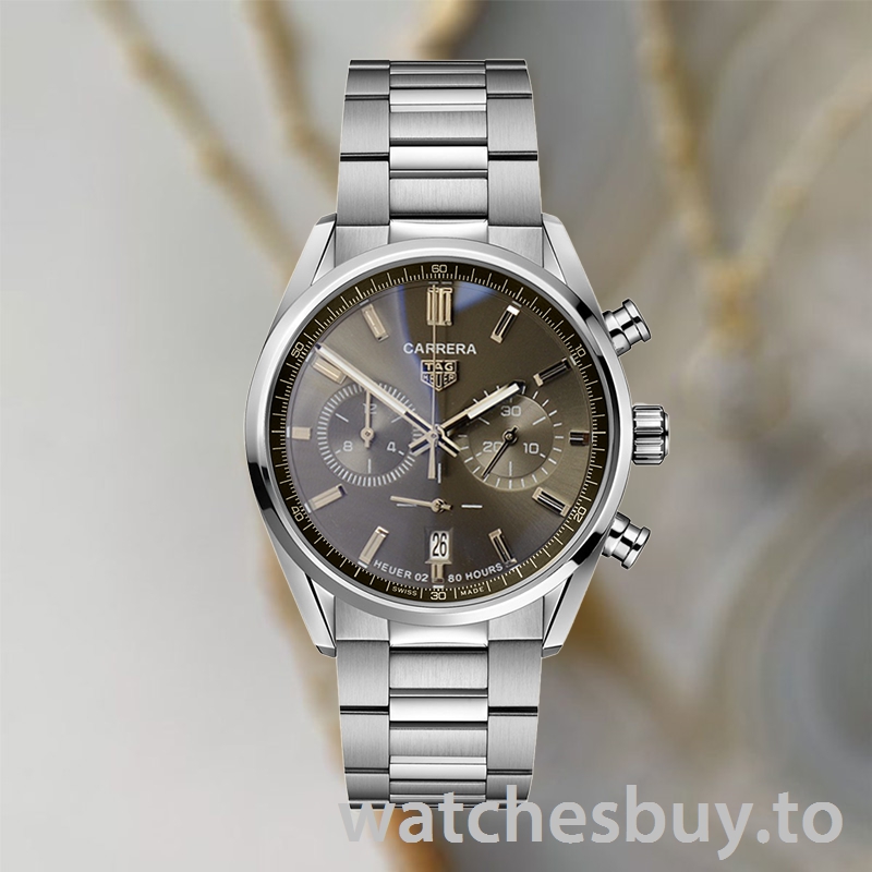 Tag Heuer Carrera 43mm CBN2012.FC6483-002 Men Grey Dial Bracelet - Image 2