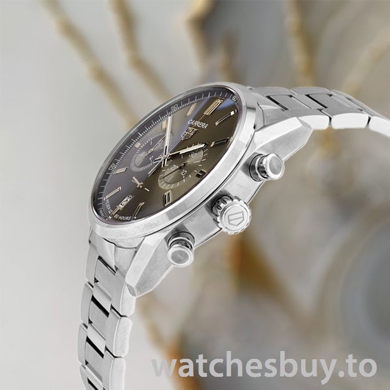 Tag Heuer Carrera 43mm CBN2012.FC6483-002 Men Grey Dial Bracelet - Image 3