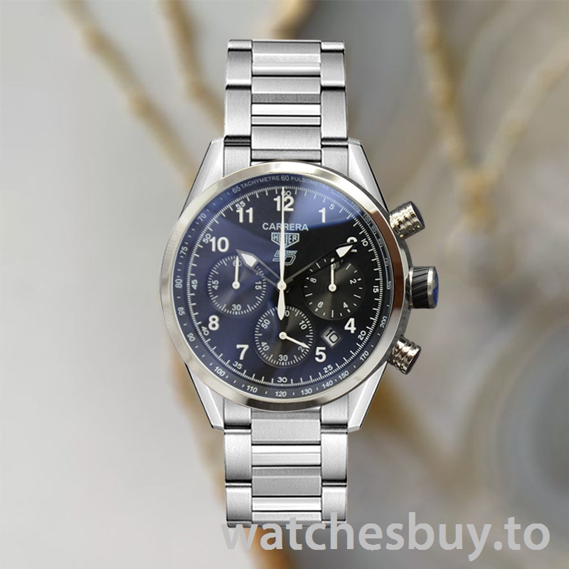 Tag Heuer Carrera CarreraBKAB-015 43mm Men Bracelet Silver-tone - Image 2