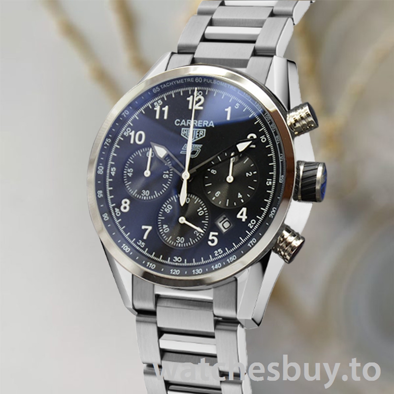 Tag Heuer Carrera CarreraBKAB-015 43mm Men Bracelet Silver-tone - Image 3