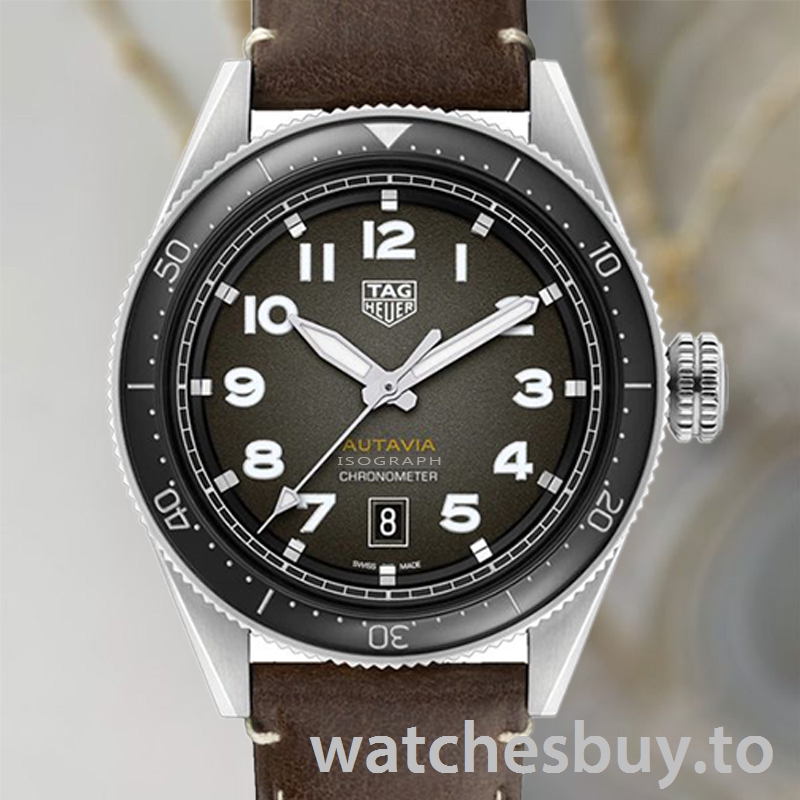 Tag Heuer Autavia WBE5114.FC8266 Men 43mm Automatic Silver-tone